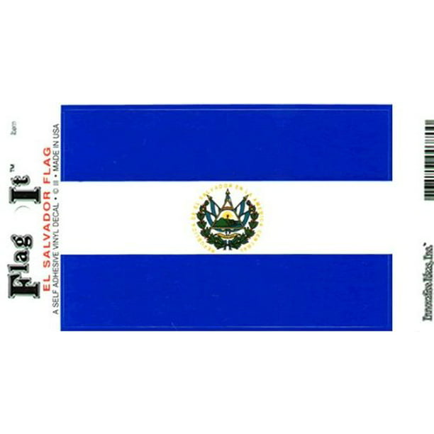 República de El Salvador MiniPole Car Window Flag NEW 